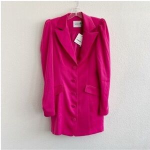 NWT Misha Chauntelle Blazer Dress Pink